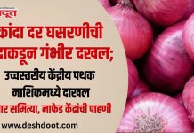 Onion : कांदा दर घसरणीची केंद्राकडून गंभीर दखल; उच्चस्तरीय केंद्रीय पथक नाशिकमध्ये दाखल