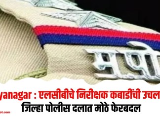 Ahilyanagar : एलसीबीचे निरीक्षक कबाडींची उचलबांगडी