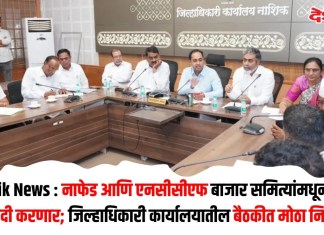Nashik News : नाफेड आणि एनसीसीएफ बाजार समित्यांमधून कांदा खरेदी करणार; जिल्हाधिकारी कार्यालयातील बैठकीत मोठा निर्णय