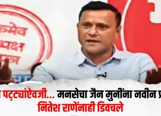 पांढऱ्या पट्ट्यांऐवजी… मनसेचा जैन मुनींना नवीन प्रस्ताव, नितेश राणेंनाही डिवचले