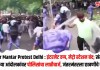 Jantar Mantar Protest Delhi : इंटरनेट ठप्प, मेट्रो स्टेशन बंद; संसदेकडे जाणाऱ्या आंदोलकांवर पोलिसांचा लाठीचार्ज, जंतरमंतरला छावणीचे स्वरूप