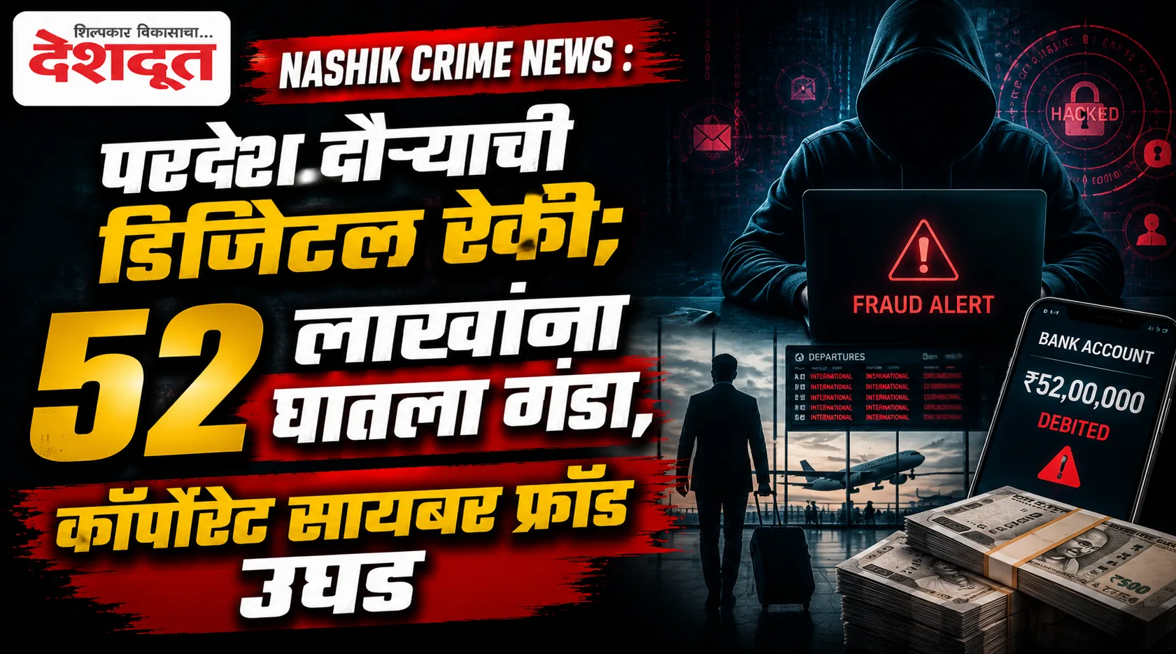परदेश दौऱ्याची रेकी करून संचालकाला ५२ लाखांचा गंडा