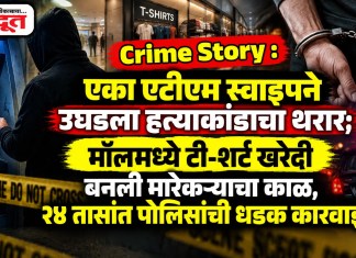 Crime Story : एका एटीएम स्वाइपने उघडला हत्याकांडाचा थरार; मॉलमध्ये टी-शर्ट खरेदी बनली मारेकऱ्याचा काळ, २४ तासांत पोलिसांची धडक कारवाई