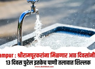 Shrirampur : श्रीरामपूरकरांना मिळणार आठ दिवसांनी पाणी!